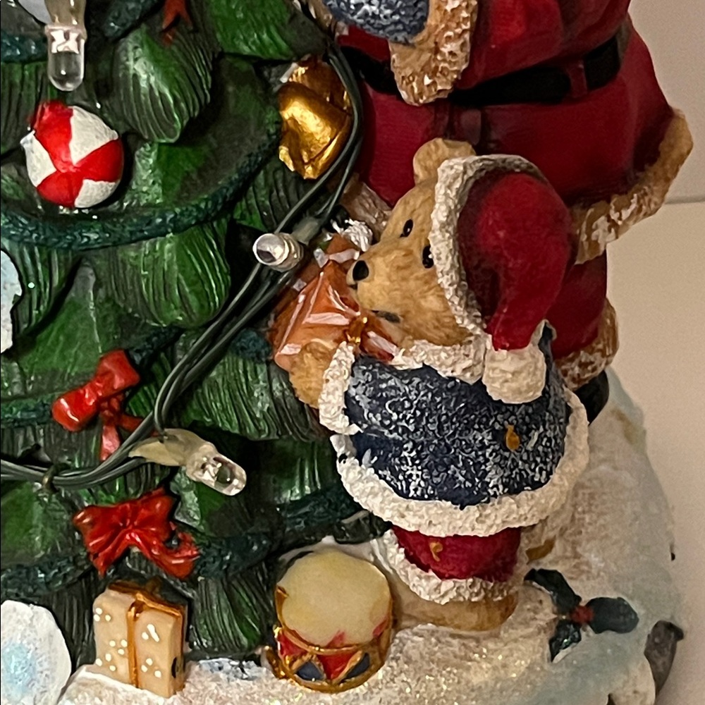 Vintage Holiday Musical LED Christmas Tree Figurine. Eight holiday songs. NWOT - Picture 4 of 14